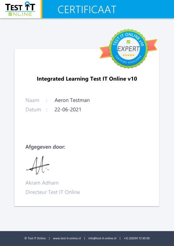 Integrated Learning Test IT Online v10-04